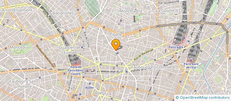 localisation de l'entreprise MONTOYA SARL  PARIS