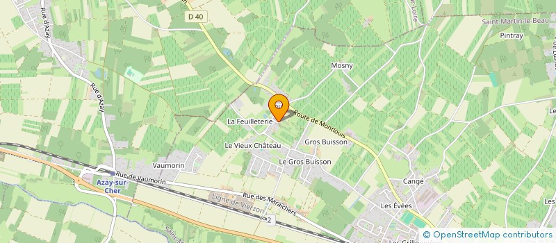 localisation de l'entreprise MONTPARNASSE  SAINT-MARTIN-LE-BEAU