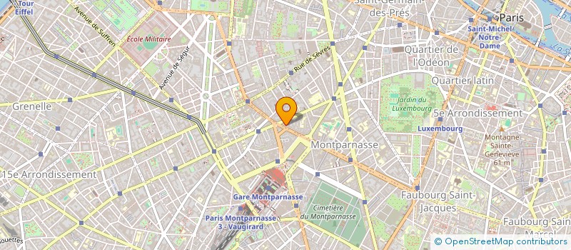 localisation de l'entreprise MONTPARNASSE ESTHETIQUE  PARIS