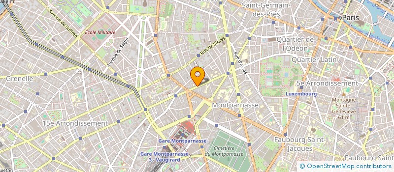 localisation de l'entreprise MONTPARNASSE EXPRESSION à PARIS