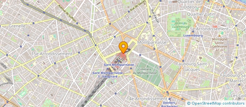 localisation de l'entreprise MONTPARNASSE SERVICE à PARIS