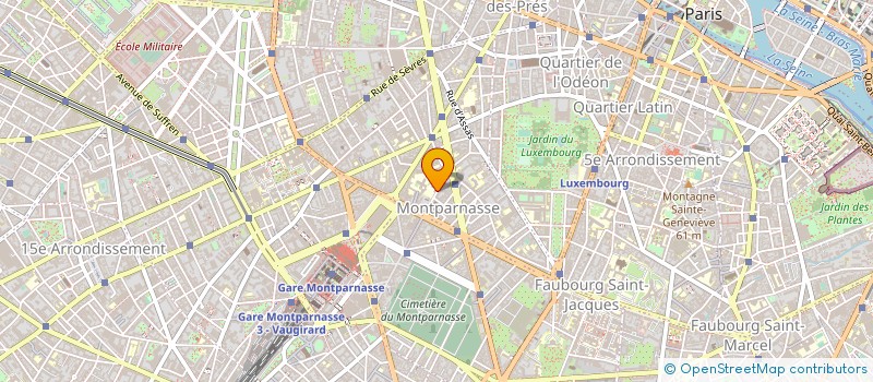 localisation de l'entreprise MONTPARNASSE TAPIS à PARIS