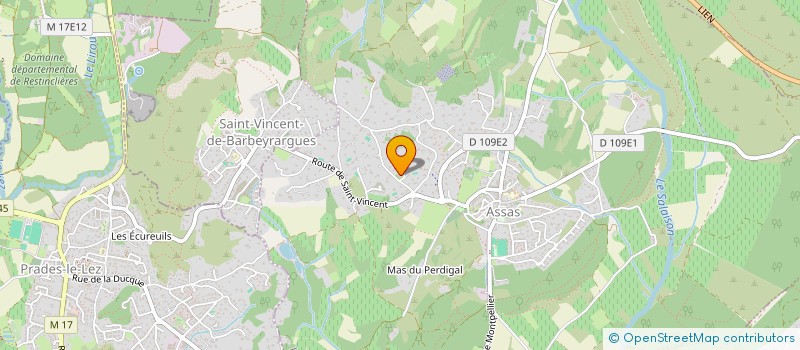 localisation de l'entreprise MONTPELHIER OCCITANIA ESPORT  ASSAS