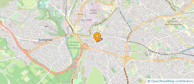localisation de l'entreprise MONTPELLIER ACCORDEON à MONTPELLIER