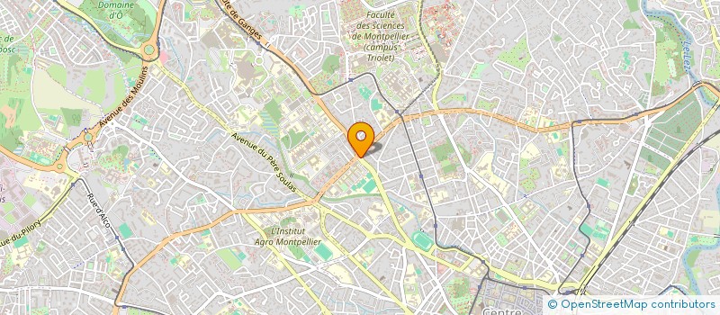 localisation de l'entreprise MONTPELLIER ATHLETISME à MONTPELLIER