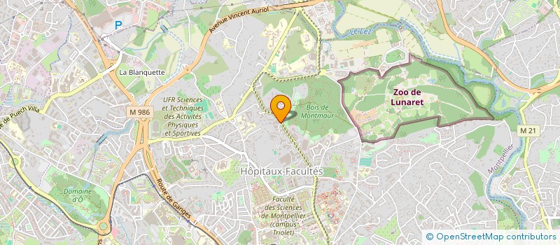 localisation de l'entreprise MONTPELLIER BADMINTON CLUB à MONTPELLIER