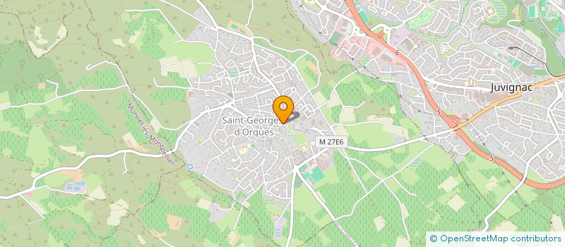 localisation de l'entreprise MONTPELLIER BASKET HANDISPORT M B H  SAINT GEORGES D ORQUES