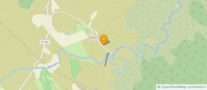 localisation de l'entreprise MONTPELLIER - CEVENNES  CONQUEYRAC