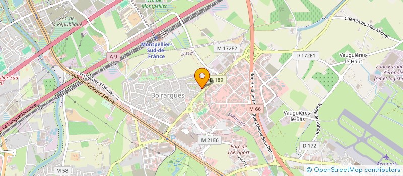 localisation de l'entreprise MONTPELLIER CONVOYAGE à LATTES