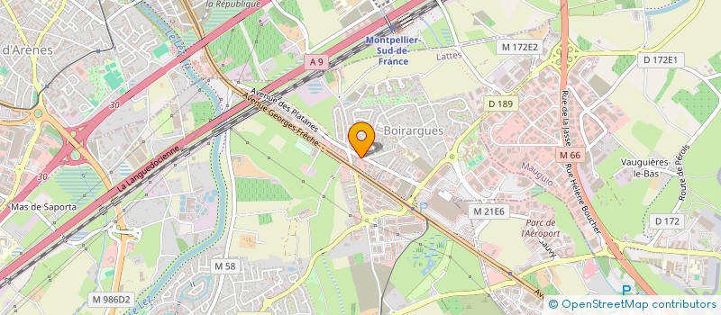 localisation de l'entreprise MONTPELLIER CUIR EXPANSION à LATTES