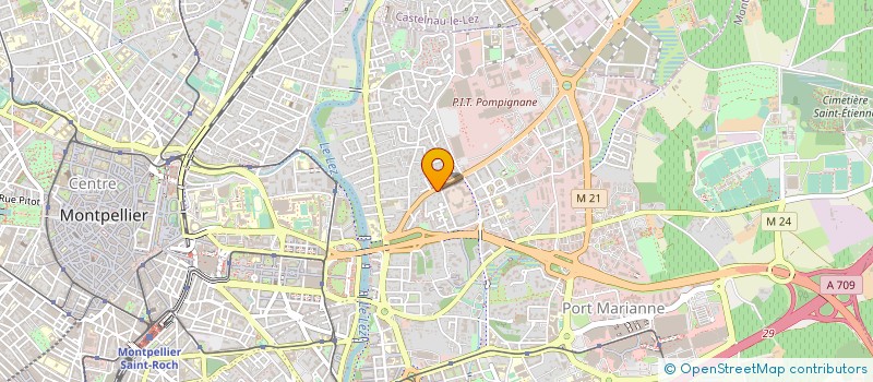 localisation de l'entreprise MONTPELLIER DISTRIBUTION INFORMATIQUE à MONTPELLIER