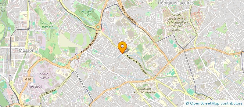 localisation de l'entreprise MONTPELLIER HAEDONG KUMDO à MONTPELLIER