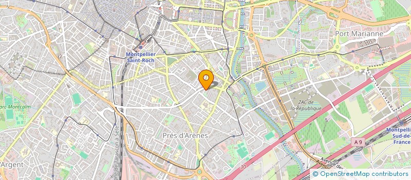 localisation de l'entreprise MONTPELLIER K (MK) à MONTPELLIER
