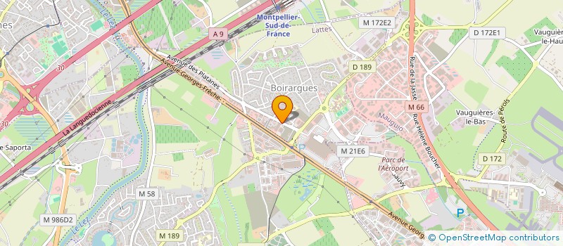 localisation de l'entreprise MONTPELLIER PARE BRISE à LATTES