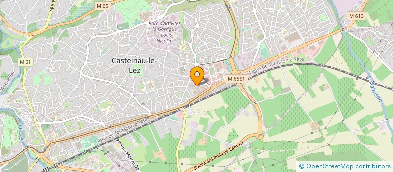 localisation de l'entreprise MONTPELLIER PRO'ZIC REINSERTION à CASTELNAU-LE-LEZ
