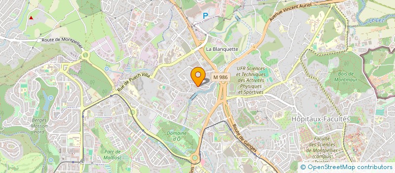 localisation de l'entreprise MONTPELLIER ROUNDNET SPORT CLUB à MONTPELLIER