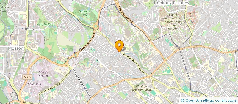 localisation de l'entreprise MONTPELLIER SECOURISME à MONTPELLIER