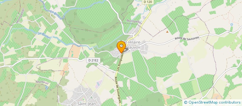localisation de l'entreprise MONTPELLIER SERVICES ETAT DES LIEUX  SAINT-HILAIRE-DE-BEAUVOIR