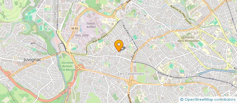 localisation de l'entreprise MONTPELLIER SPORTING FOOTBALL CLUB à MONTPELLIER