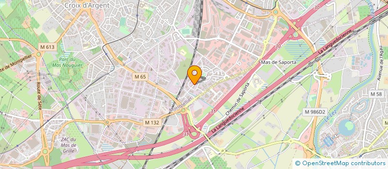 localisation de l'entreprise MONTPELLIER STOCKAGE ET DISTRIBUTION à MONTPELLIER