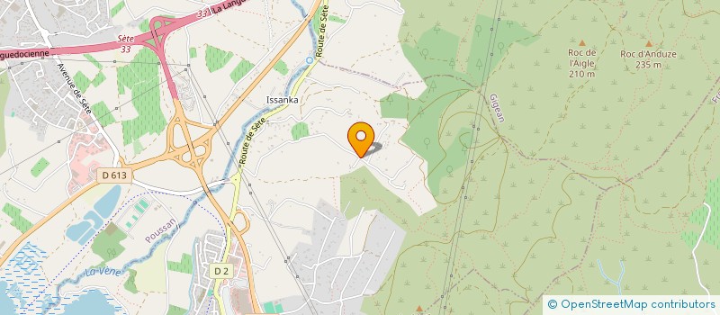 localisation de l'entreprise MONTPELLIER TOSCANE  BALARUC-LE-VIEUX