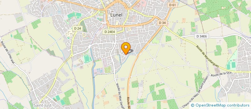 localisation de l'entreprise MONTPELLIER UNDERGROUND PRODUCTION  LUNEL