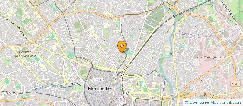 localisation de l'entreprise MONTPELLIER UNIVERSITE CLUB TENNIS à MONTPELLIER