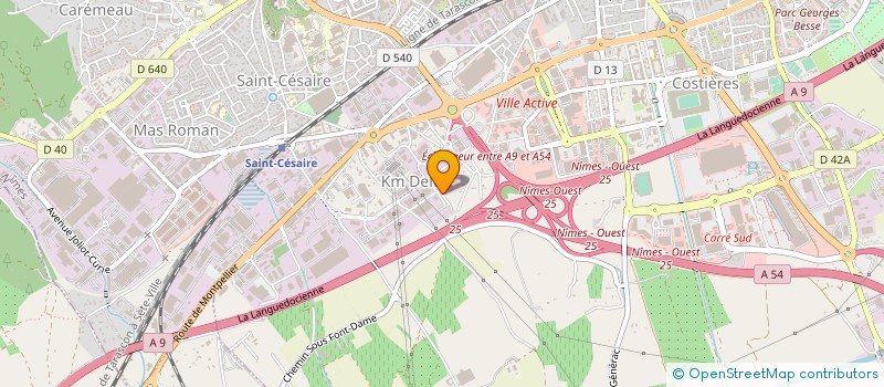 localisation de l'entreprise MONTPELLIERAINE DE BIJOUX à NIMES
