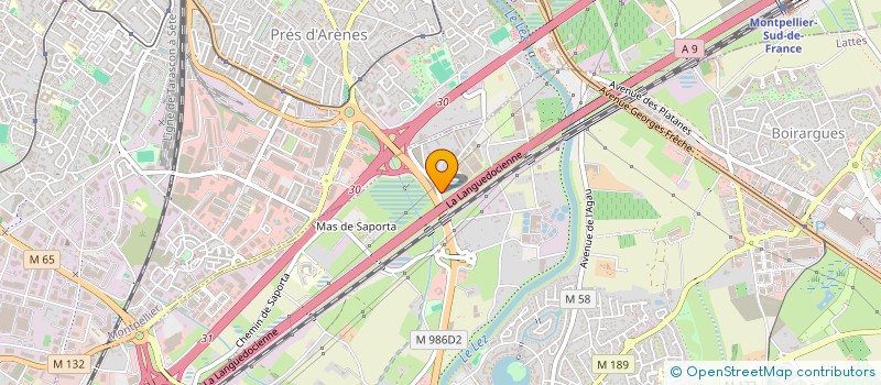 localisation de l'entreprise MONTPELLIERAINE ELEVAGE SERPENT à LATTES