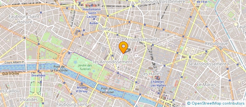 localisation de l'entreprise MONTPENSIER RESTAURATION  PARIS