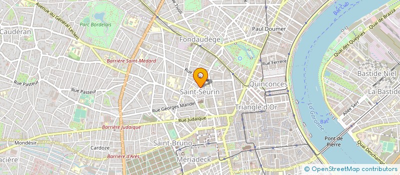 localisation de l'entreprise MONTPEYROUX à BORDEAUX
