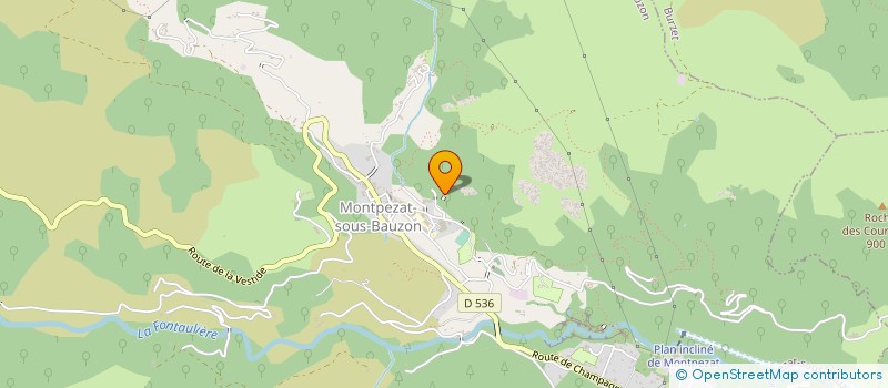 localisation de l'entreprise MONTPEZAT SOUS BAUZON BASKET 07  MONTPEZAT-SOUS-BAUZON