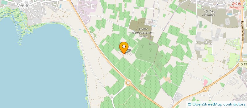 localisation de l'entreprise MONTPLAISIR à VENDRES