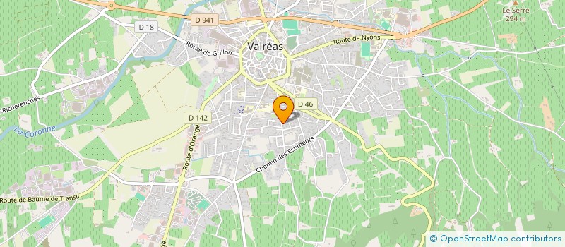 localisation de l'entreprise MONTPLAISIR à VALREAS