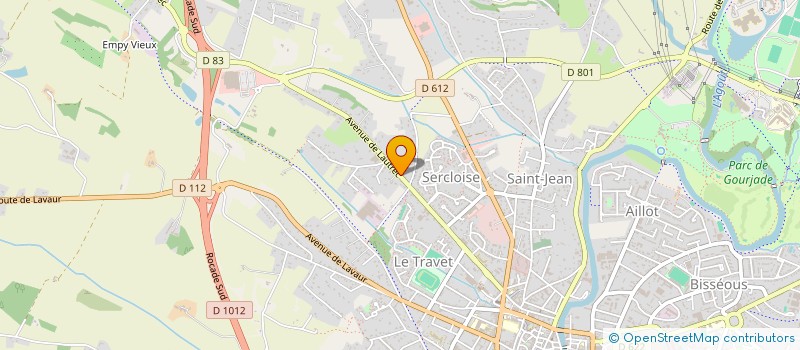 localisation de l'entreprise MONTPLAISIR  CASTRES