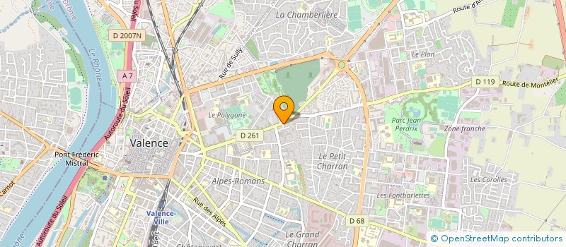 localisation de l'entreprise MONTPLAISIR MUSIC  VALENCE