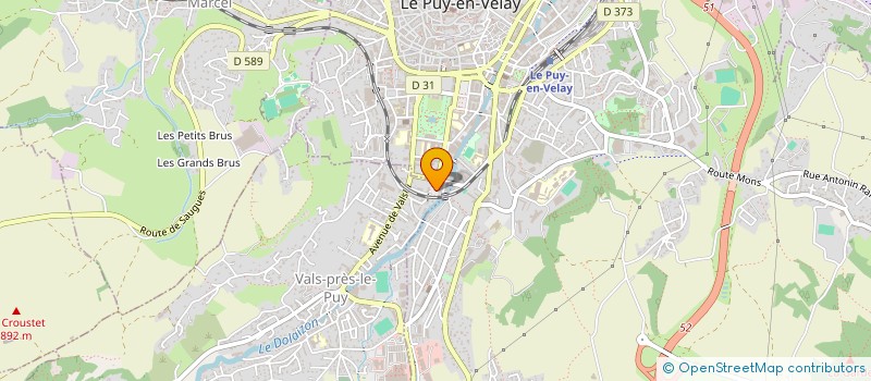 localisation de l'entreprise MONTPLAISIR SPORT SANTE à LE PUY-EN-VELAY