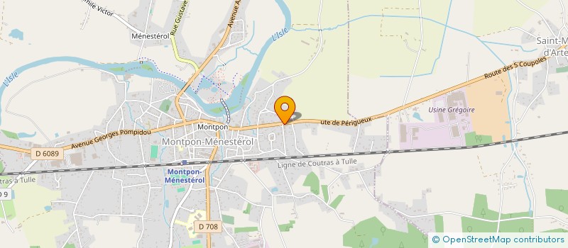 localisation de l'entreprise MONTPON DENIS  MONTPON-MENESTEROL