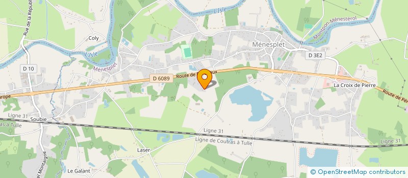 localisation de l'entreprise MONTPON MENESPLET FUTSAL  MENESPLET