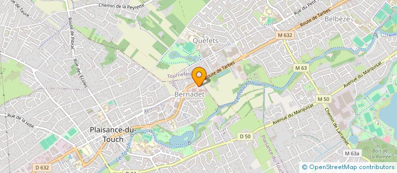 localisation de l'entreprise MONTRACK à PLAISANCE-DU-TOUCH