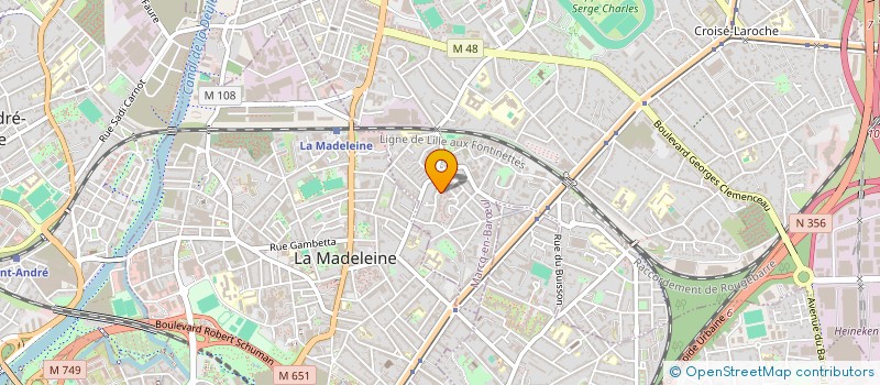 localisation de l'entreprise MONTRANSPORT59 à MARCQ-EN-BARŒUL