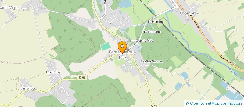 localisation de l'entreprise MONTRAVEIL  FONTAINE-SOUS-JOUY