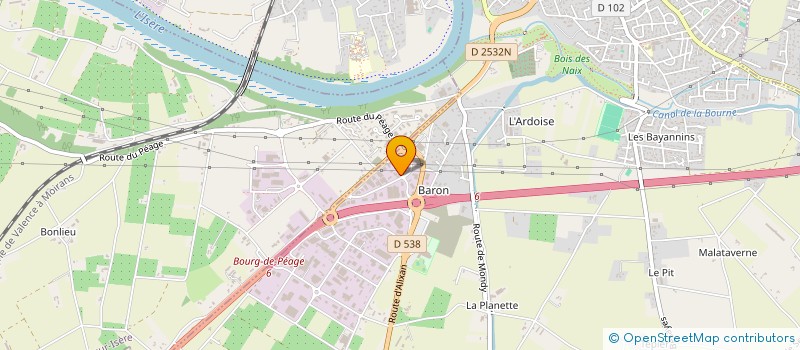 localisation de l'entreprise MONTREAL  BOURG-DE-PEAGE