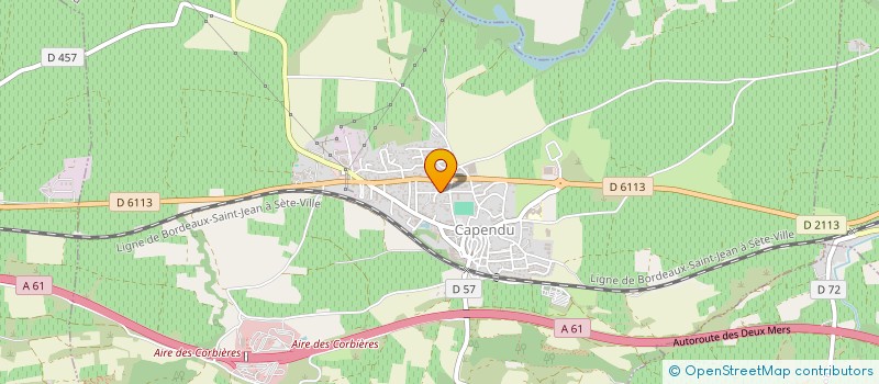 localisation de l'entreprise MONTREAL RICHELIEU  CAPENDU