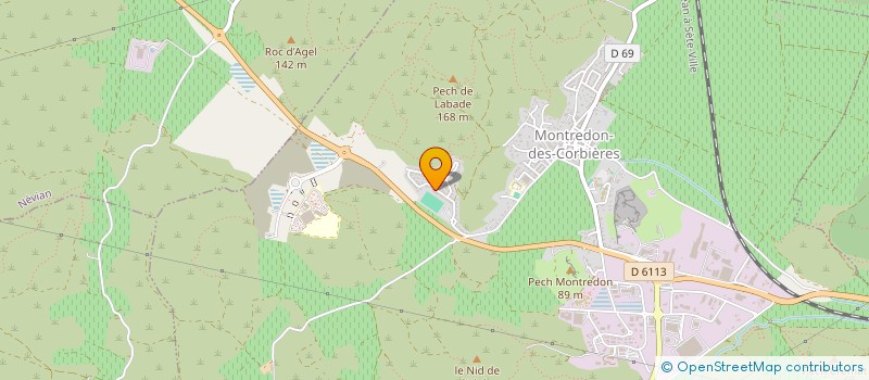 localisation de l'entreprise MONTREDON AUDE DANSE EAGLES (MAD EAGLES)  MONTREDON-DES-CORBIERES