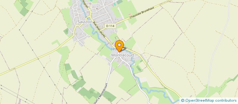 localisation de l'entreprise MONTREMOI L'ATELIER DU MOUVEMENT  MONTRECOURT