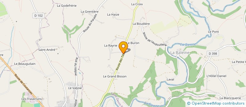 localisation de l'entreprise MONTRER MATIEU APRES MATIEU  SAINT-DENIS-LE-GAST