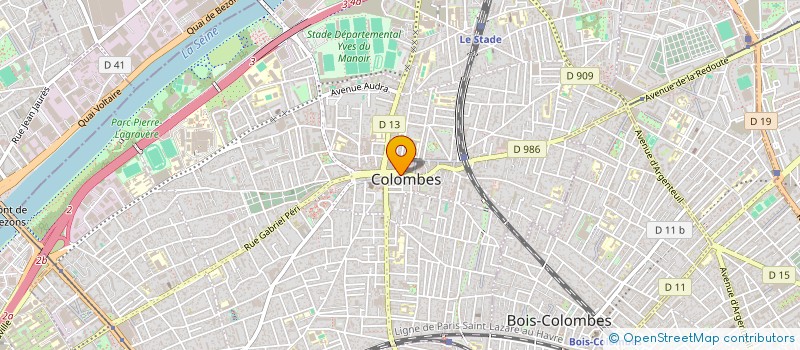 localisation de l'entreprise MONTRES ET VOUS ECOUTE ET VOUS à COLOMBES