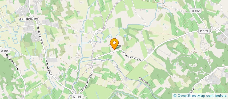 localisation de l'entreprise MONTRET  ROUSSILLON