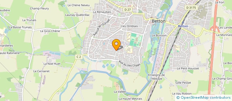 localisation de l'entreprise MONTREUIL 19  BETTON